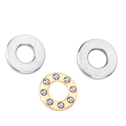10pcs Druckkugellager Kugellager Miniatur Axialkugellager mit Unterlegscheiben F4-9M 4x9x4mm