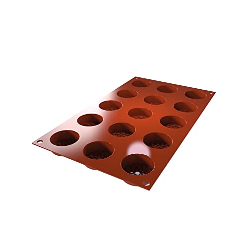 silikomart Mauresque Round SF378 Silicone Mould, Ruddy, 15 x 40mm - Image 4