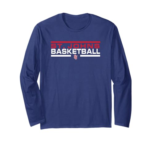 St. John's Red Storm Basketball Varsity Navy Long Sleeve T-Shirt