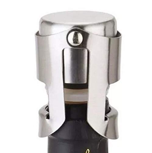 Tampa Para Garrafa Champagne Espumante Rolha Vacuo Inox