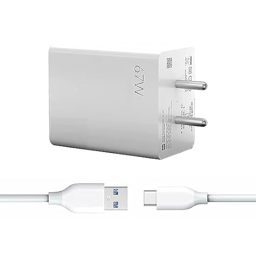 Image of Charger ‎Original 67W SonicCharge Fast Charger with Type C Cable for Redmi Note 12 pro max /Note 11 pro /Note 10 pro /Note 9 / Poco M2 Pro /Note 7 pro /Note 9 Pro /Note 8 Charger (DP104)