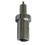 AirheadStorm Scuba Diving One-Way Valve Connector for Marker Buoy SMB Inflator, Nickel Plated Copper Adaptor for BCD Hose, 44mm Length Spare Part for Underwater Sports Equipment