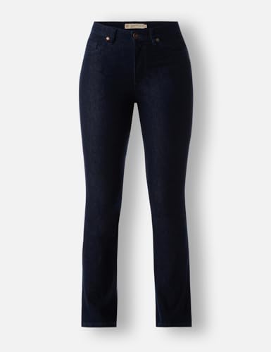 Image of INKD Women's Flared Bootcut Jeans - High-Rise | Enzyme Wash | Classic 5 Pocket Styling | Jeans for Women (Available in Plus Sizes)
