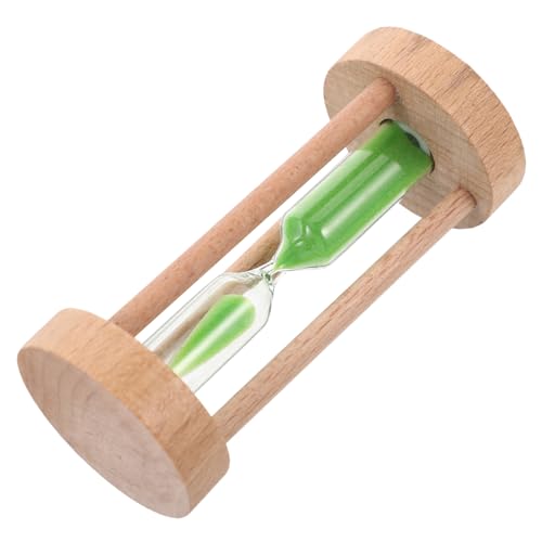 Alipis 2 Pezzi 3 Orologio a Sabbia Clessidra Verde Clessidra Timer Da Cucina Magnetico Orologio Verde Lcd Per Bambini Minuti a Per Uova Minuto Cremagliera Arredamento Ora