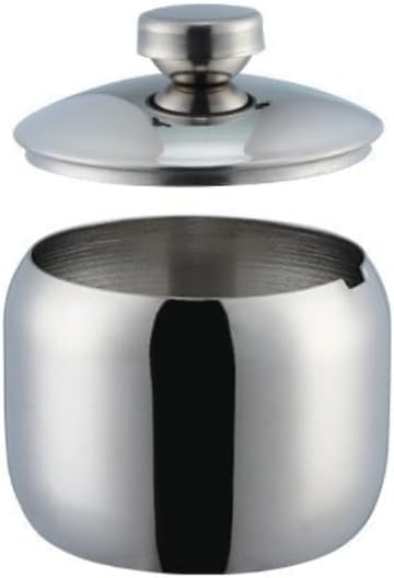 Stainless Steel Condiment Jar Set with Spoon and Lids - Seasoning Jars, Containers for Easy Kitchen Organization