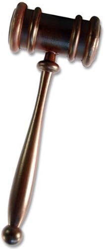 Judge's Gavel Plastic Prop Costume Accessory