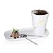 Mini pote de la taza de la copa de la fondue de chocolate, sirviendo olla caliente, disparando de alta temperatura 120 ml de gran capacidad a mano, adecuada para helados de queso y otros postres