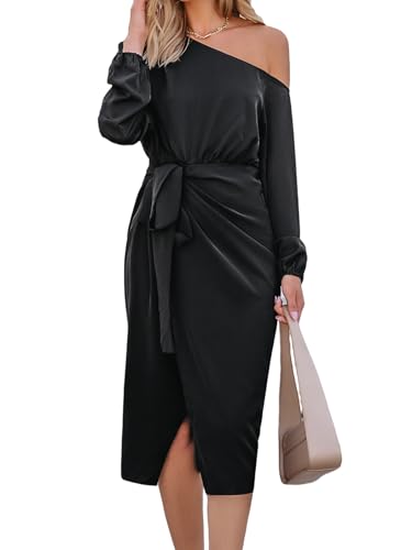 black bodycon wrap dress Lace Bodycon Wrap Midi Dress in Black