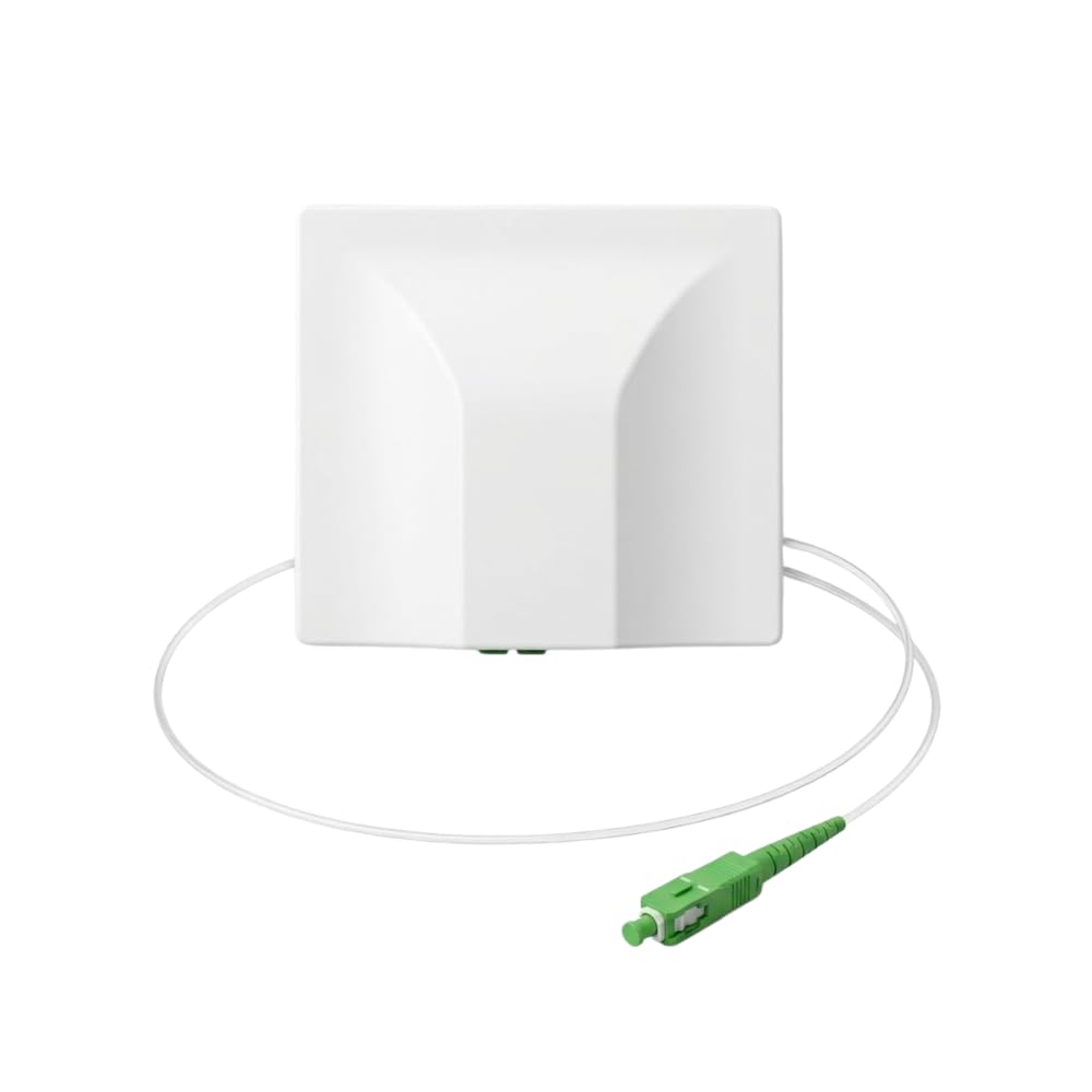 Rallonge Fibre Optique Orange SFR Bouygues Free - 40m - Câble Transparent Sur Enrouleur - Déplacement/Déportation De Box Internet - Tout Opérateur - Mâle vers Femelle - Garantie 10 Ans