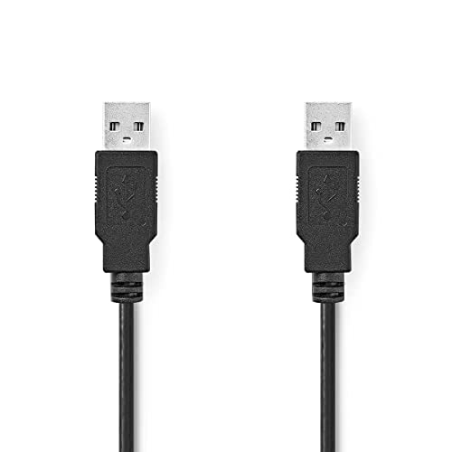Nedis USB Cable, USB 2.0, Copper Cores for Reliable Data Transmission Durable Nickel-Plated Connectors, 2.0m
