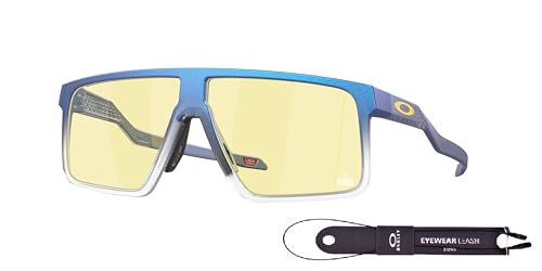 Oakley Helux OO9285 Rectangle Gaming Glasses for Men+ Bundle Accessory Leash Kit, Microfiber Pouch