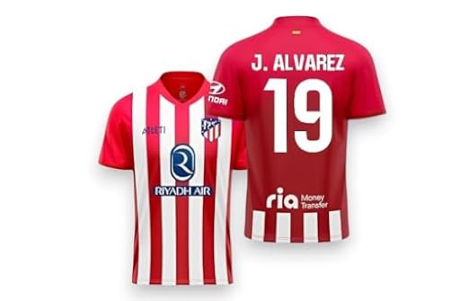 Genérico Atlético de Madrid 23-24 Camiseta 1ª Julian Alvarez - Infantil Talla 8 | Ya disponible en tu tienda friki favorita! En mundofriki.es!