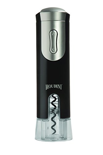 Metrokane Houdini Electric Corkscrew, Velvet Black