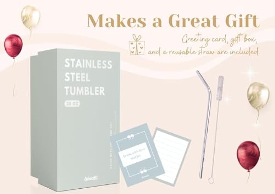 Onebttl Black Cat Gifts for Cat Lovers, Insulated Stainless Steel Tumblers with Lids and Straws, Funny gifts for Cat Mom, Dad on Birthday, Christmas, 20 oz, Black, What