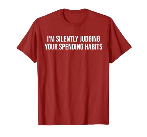 Funny Financial Advisor T-Shirt, Men, Cranberry Red, Large