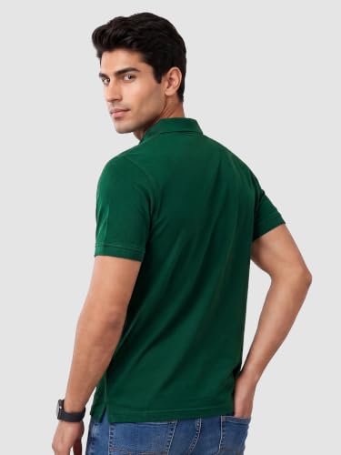 Image of Beyoung Imported Poly Regular Fit Solid Polo Tshirt for Men | Collar Tshirt | Half Sleeves | Solid Casual T-Shirt