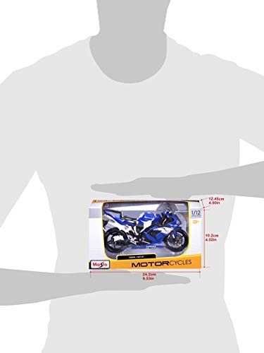 Image of Bauer Spielwaren 3+ Years Maisto Yamaha 1 /12 Miniature Bike,Blue