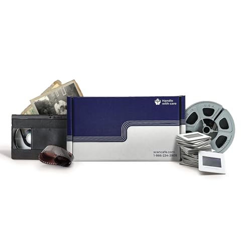 ScanCafe Moments Box – Convert Photos, Slides, Negatives & Home Videos to Digital | Easy Memory Preservation | 8