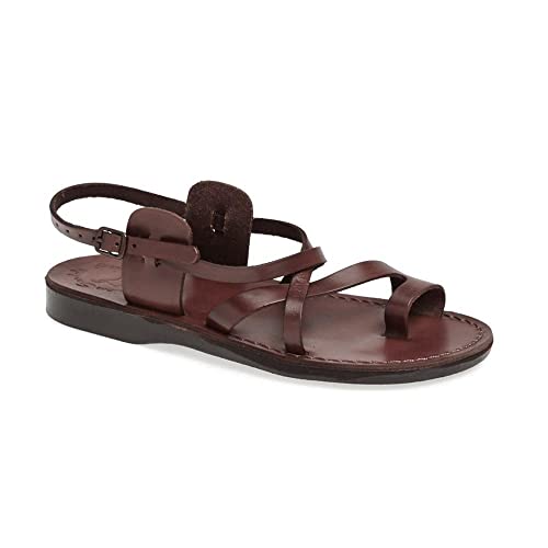 The Good Shepherd Buckle - Leather Toe Loop Sandal - Men Sandals