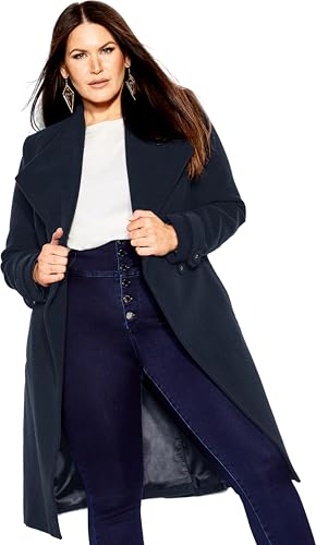 City Chic Women's Plus Size Coat - So Sleek
