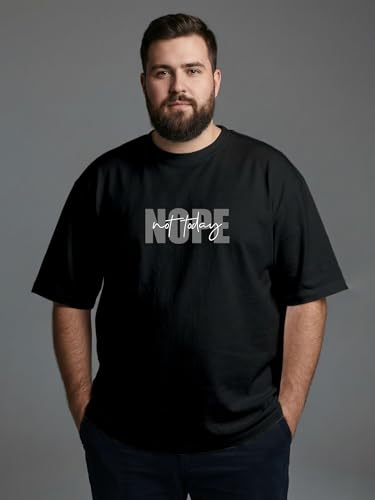 Image of XENOVAURBAN Mens Plus Size Cotton T-Shirt Combo | Combo Pack of 2 Unisex Fit Plus Size Printed Tshirts