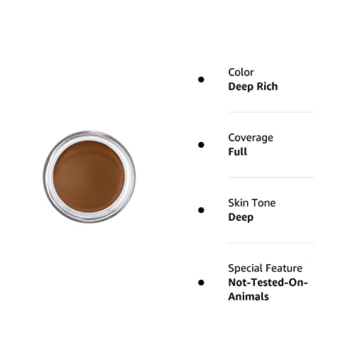 Nyx Professional Makeup Concealer Jar, Deep Rich, 0.25 Ounce #TOP1
