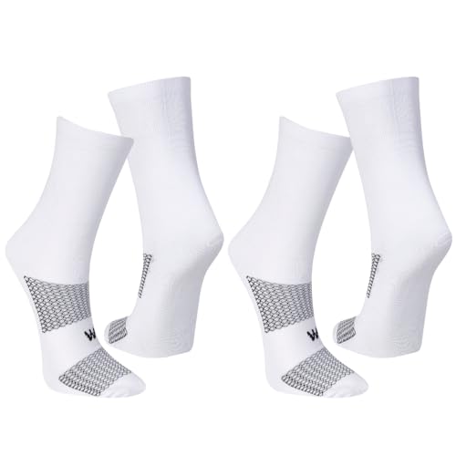 Kit 2 pares Meia Performance UP Cano Alto Esportiva Corrida Ciclismo Masculino Feminino Treino (BR,