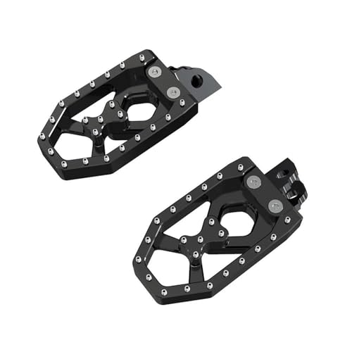 Repose-pieds élargis Suzuki DR650 DR650SE 1996-2023 pédales larges noires