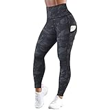 DOULAFASS Womens Camo Yoga Pants High Waisted Tummy Control Squat Proof Workout Leggings for...