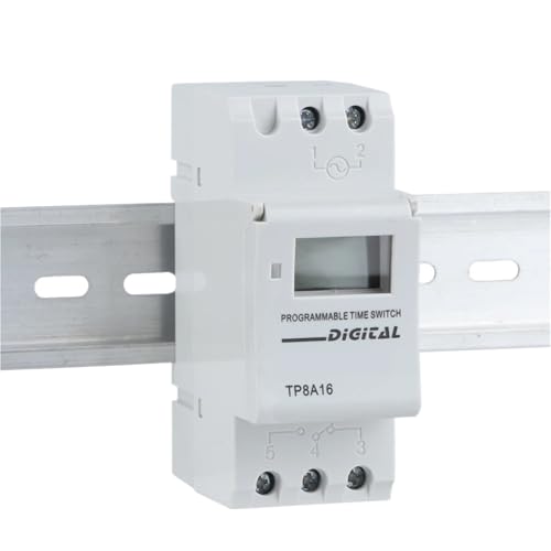 Minuterie 30A avec relais programmable TP8A16 pour charges lourdes