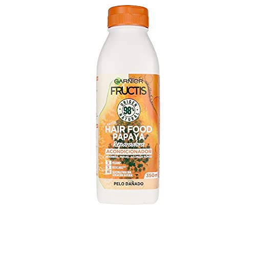 Garnier Fructis Hair Food Acondicionador de Papaya Reparadora para Pelo Dañado - 350 ml