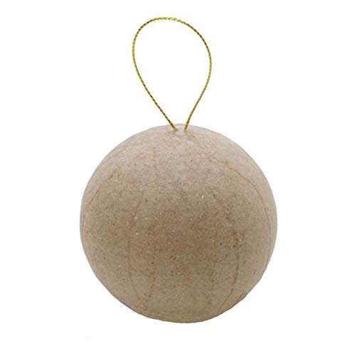 Darice Paper Mache Ball 2-1/2 inches (6-Pack) 2833-55