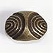 Emenee OR274-ACO Spirit Ridged Oval Knob