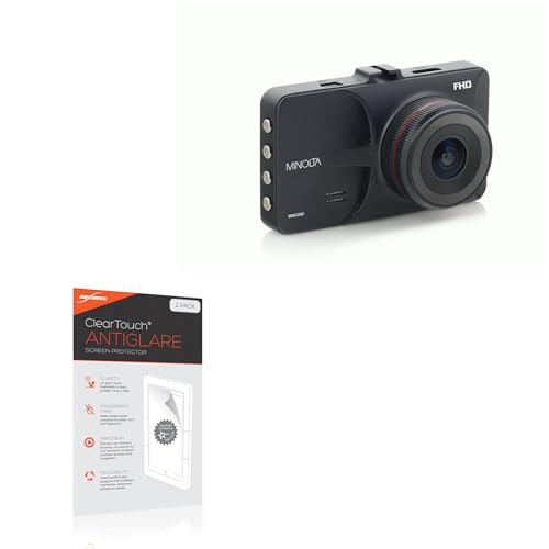 BoxWave Screen Protector Compatible With Minolta MNCD53 - ClearTouch Anti-Glare (2-Pack), Anti-Fingerprint Matte Film Skin