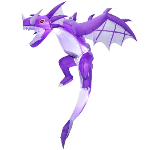 Aufblasbarer fliegender Halloween-Drache mit LEDs