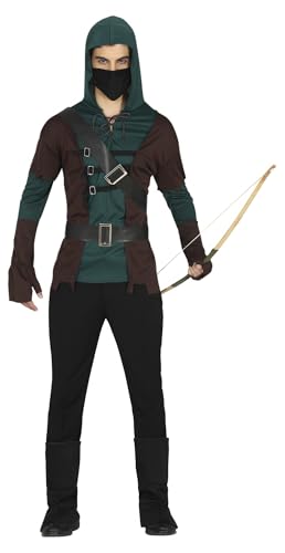 FIESTAS GUIRCA Disfraz de Arquero Cazador - Hombre, L