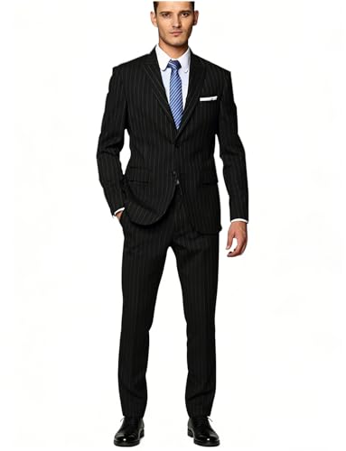 Costume deux boutons hommes pour corriger la silhouette avec veste et pantalon