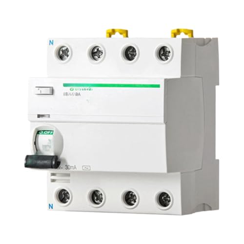 Disjoncteur différentiel 4P 63A 30mA pour protection électrique résidentielle