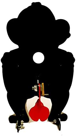 HHH Hunting® Reflex Spinning Ferris Wheel Self Reset Shooting Targets Freestanding Shooting Gallery Set Air Gun Rifle Airgun Hunting Moving Target Shooting Practice (Bear Bottom Nut Cracker Target)
