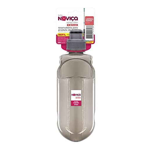 Refil do Reservatório Mop Spray Slim (BT1812), Capacidade para 375ml, Cor Cinza, Linha Noviça, Bettanin.