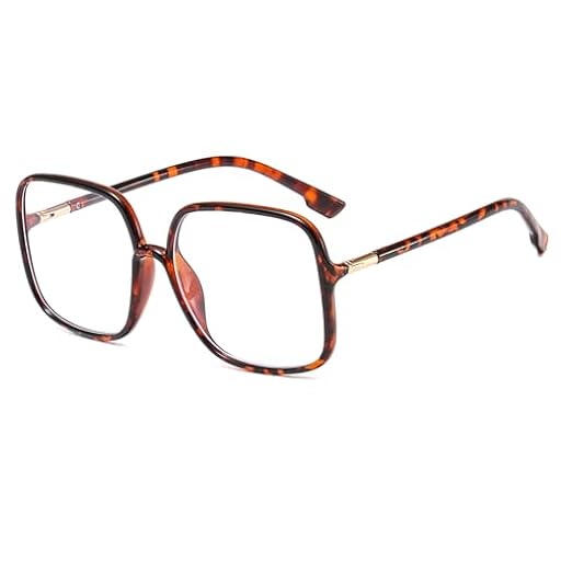 YAMEIZE Gafas de Bloqueo de Luz Azul Oversized Montura Cuadrada Retro Grande Gafas con Filtro de Luz Azul Bloqueo Anti Reflejantes para Ordenador | Ya disponible en tu tienda friki favorita! En mundofriki.es!