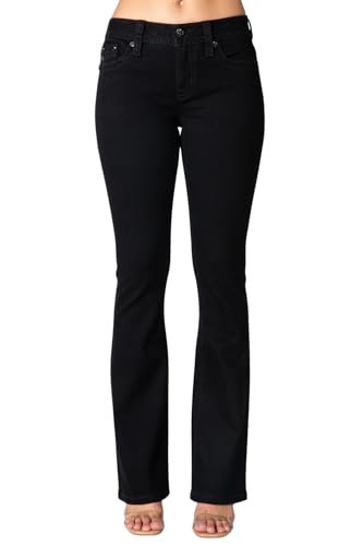 Miss Me Women's Holy Cross Mid-Rise Bootcut Jeans2