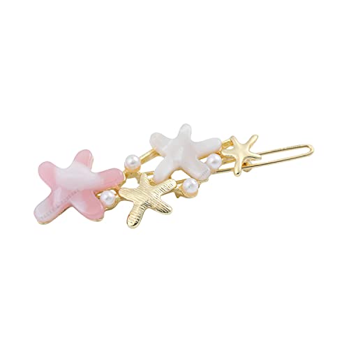 Image of Young & Forever Gift Special Fashion Celestial Stars Flower Butterfly Gold Plated Crystal Barrette Hair Clip /Pin Hair Accessories for women