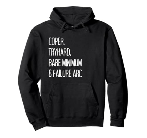 COPER, TRYHARD, BARE MINIMUM & FAILURE ARC �p�[�J�[