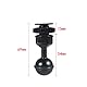 CS PRIORITY CNC Adjustable 1Inch Ball Head Mount Cold Shoe Base Adapter for Underwater Action Cameras Waterproof Housing Case Video Flash (Type B)