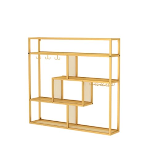 Support à vin flottant compact pour organiser vos bouteilles et libérer de l'espace