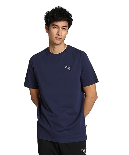 PUMA Herren Better Essentials T-shirt T Shirt, Navy Blue, L EU