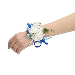 Blue1# Wrist Corsage (6 Piece)