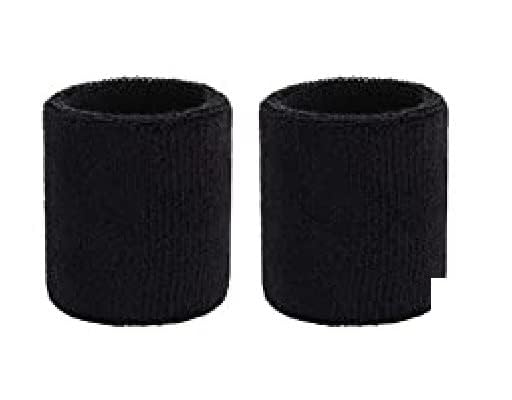 AASHIE N HOMES One Pair of BLACK Color Sweatband/Wrist Band/Wrist Support for Gym and Sports Activities. (B0D8QPTJQZ) Amazon Price History, Amazon Price Tracker
