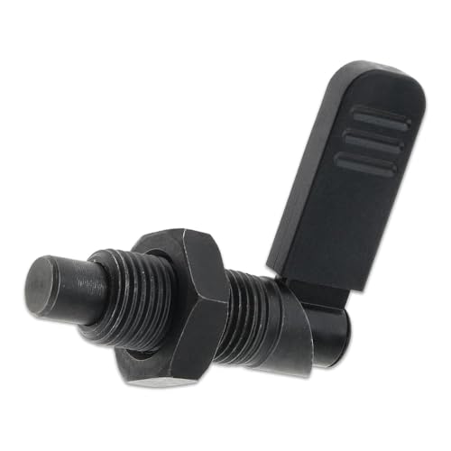 ZORZA 1Pcs Spring Tool,Spring Loaded Latch Pin,Indexing Plunger with Lock Nut,Solution for Extracting or Inserting Pins,Fixing Workpieces,Perfectly Suited for Rolling Toolbox,Spring Pin,M16×10mm